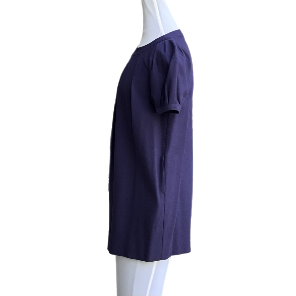 Theory Purple Becca Dress Size P Excellent Condition Pleated Cute - Picture 3 of 7